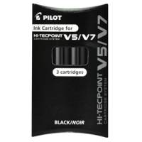 Refill Hi Tecpoint V5-V7 ricaricabile begreen - nero - conf. 3 pezzi - Pilot - 040335 - 4902505444432 - DMwebShop