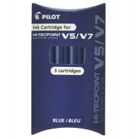 Refill Hi Tecpoint V5-V7 ricaricabile begreen - blu - conf. 3 pezzi - Pilot - 040336 - 4902505444456 - DMwebShop