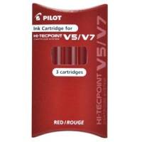 Refill Hi Tecpoint V5-V7 ricaricabile begreen - rosso - conf. 3 pezzi - Pilot - 040337 - 4902505444449 - DMwebShop