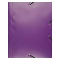 Cartellina 3 lembi - con elastici - PPL - 24 x 32 cm - viola - conf. 30 pezzi - Exacompta - 55918E - 3130630559184 - DMwebShop