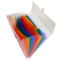 Classificatore Crystal - 13 tasche - PP - 33 x 25 cm - Exacompta - 55298E - 3130630552987 - DMwebShop