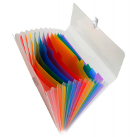 Classificatore Crystal - 13 tasche - PP - 33 x 25 cm - Exacompta - 55298E - 3130630552987 - DMwebShop