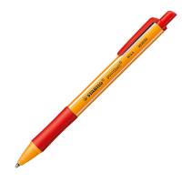 Penna a sfera a scatto Pointball Green - tratto 0,5 mm - rosso - conf. 10 pezzi - Stabilo - 6030/40 - 4006381437028 - DMwebShop