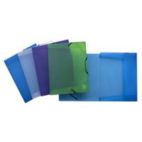 Cartellina 3 lembi con elastico 2ndLife 24 x 32 cm dorso 2,5 cm mix 4 colori - 16107