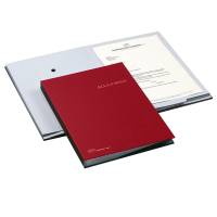 Libro firma 18 intercalari 24 x 34 cm rosso Fraschini 618A ROSSO - 12002