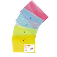 Busta con bottone - PPL - 22 x 30 cm - colori assortiti - conf. 5 pezzi - Starline - 1318001 assortis - 8025133038463 - DMwebShop