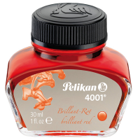 Inchiostro stilografico 4001 - lunghezza 39 mm - rosso - 30 ml - Pelikan - 400142565 - 4012700301031 - DMwebShop
