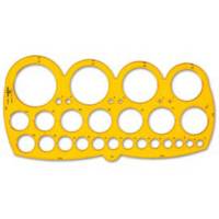 Maschera cerchi - 1/55 mm - con smusso - conf. 10 pezzi - Arda - 7126 - 8003438071262 - DMwebShop