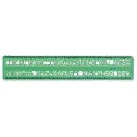 Normografo lettere e cifre Uni - 10 mm - verde - Arda - 30010 - 8003438300102 - DMwebShop