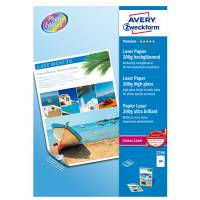 Carta laser - A4 - 200 gr - effetto extra glossy - bianco - conf. 100 fogli - Avery - 2798 - 4004182026021 - DMwebShop