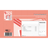 Blocco comunicazioni telefoniche - 50-50 fogli autoricalcanti - 9,9 x 17 cm - Edipro - E5693A - 8023328569310 - DMwebShop