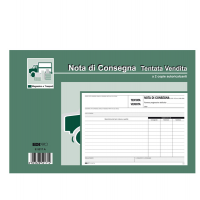 Blocco nota consegna tentata vendita - 50-50 fogli autoricalcanti - 15 x 23 cm - Edipro - E5217A - 8023328521714 - DMwebShop