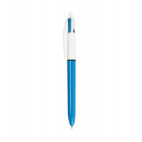Penna a sfera a scatto multifunzione 4 Colours Classic - punta 1 mm - nero, blu, rosso, verde - conf. 12 pezzi - Bic 982866