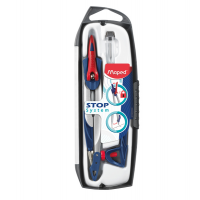 Compasso Stop System - con adattatore e mine ricambio - Ø max cerchio 282 mm - Maped 1961007