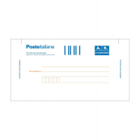 Cartolina raccomandata A/R con adesivo rimovibile - 10 x 20 cm - conf. 100 cartoline - Edipro