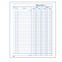 Blocco prima nota cassa - 50 fogli x 2 copie autoricalcanti - 22 x 28 cm - BM - 0100430 - 8008234004308 - DMwebShop