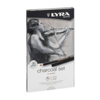Carboncini in matita e stick di qualita' Rembrandt Charcoal Set - astuccio metallo - Lyra - L2051112 - 4084900216569 - DMwebShop