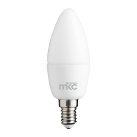 Lampada - LED - candela - 5,5 W - E14 - 3000 K - luce bianca calda - Mkc 499048018