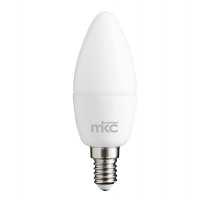 Lampada - LED - candela - 5,5 W - E14 - 4000 K - luce bianca naturale - Mkc 499048019
