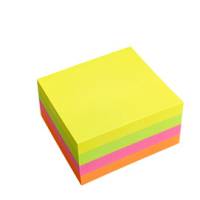Biglietti adesivi Cubo assortito neon 75 x 75 mm 70 gr 320 fogli Starline - 5380
