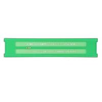 Normografo lettere e cifre Uni 2,5 mm verde - 17362