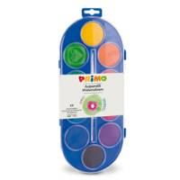 Pastiglie Acquerelli diametro 44 mm colori assortiti astuccio 10 pastiglie Primo 120A10SG - 17379