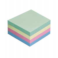 Biglietti adesivi Cubo - assortito tenue - 75 x 75 mm - 70 gr - 400 fogli - Starline - Q900055 - 8025133037954 - DMwebShop