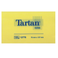 Blocco foglietti - giallo pastello - 76 x 127 mm - 63 gr - 100 fogli - Tartan - 7100296678 - 3134375060097 - DMwebShop