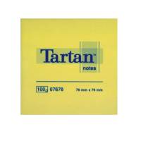 Blocchi Adesivi Tartan Notes Giallo Pastello 100 Fogli 7,6x7,6 cm - Confezione Da 12 Pezzi | DMwebShop