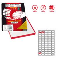 Etichetta adesiva A400 permanente bianco - 38,1 x 21,2 mm - 65 etichette per foglio scatola - conf. 100 fogli A4 - Markin - X210A400 - 8007047020000 - DMwebShop