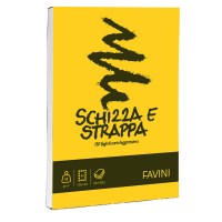 Blocco Schizza e Strappa - A6 - 105 x 148 mm - 50 gr - 150 fogli - Favini - A200706 - 8007057433500 - DMwebShop