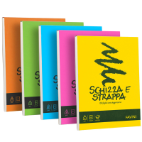 Blocco Schizza e Strappa - A4 - 210 x 297 mm - 50 gr - 150 fogli - Favini A200704