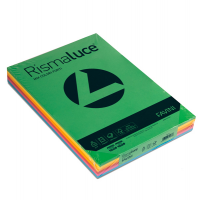 Carta Rismaluce - A3 - 140 gr - mix 6 colori - conf. 200 fogli - Favini - A65X213 - 8007057628470 - DMwebShop