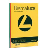 Carta Rismaluce - A4 - 200 gr - mix 8 colori - conf. 125 fogli - Favini - A67X114 - 8007057629347 - DMwebShop
