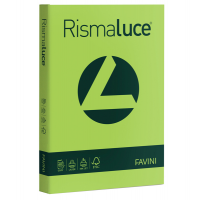 Carta Rismaluce - A4 - 200 gr - verde pistacchio 54 - conf. 125 fogli - Favini - A67M104 - 8007057617146 - DMwebShop