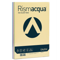 Carta Rismacqua - A4 - 200 gr - mix 5 colori - conf. 125 fogli - Favini - A67X124 - 8007057621341 - DMwebShop