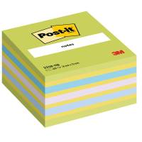 Blocco foglietti Cubo - 76 x 76 mm - verde lime, limone neon, blu paradiso, orchidea, blu uova di pettirosso - 450 fogli - Post-it - 7100172387 - 4001895872815 - DMwebShop