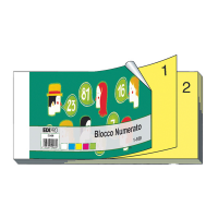 Blocco numerato 1-100 - colori assortiti - 13 x 6 cm - Edipro - E5406NEW - 8023328540609 - DMwebShop