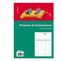 Blocco copia commissioni - 50 fogli - 2 copie autoricalcanti - 29,7 x 21 cm - Edipro - E5236A - 8023328523619 - DMwebShop