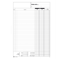 Blocco prima nota cassa entrate-uscite - 50-50 fogli autoricalcanti - 31 x 21 cm - Edipro - E5359A - 8023328535919 - DMwebShop