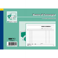 Blocco buoni di consegna - 50-50 fogli autoricalcanti - 12 x 17,5 cm - Edipro - E5197C - 8023328519711 - DMwebShop