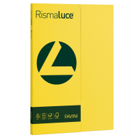Carta Rismaluce Small - A4 - 200 gr - giallo sole 53 - conf. 50 fogli - Favini - A69B544 - 8007057615203 - DMwebShop