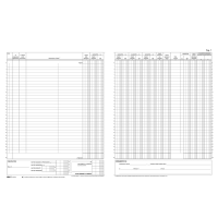 Registro Iva fatture - 31 x 24,5 cm - 22 pagine - numerate - Edipro - E2133 - 51252A - DMwebShop