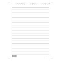 Schede in cartoncino rigate - 24 x 17 cm - verticale - conf. 100 pezzi - Edipro - E3393BL - 8023328339319 - DMwebShop
