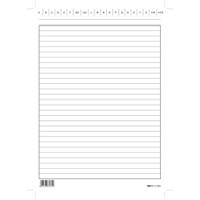 Schede in cartoncino rigate - 24 x 17 cm - verticale - conf. 100 pezzi - Edipro - E3393BL - 8023328339319 - DMwebShop