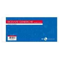 Blocco ricevute generiche - 10 x 22 cm - 100 fogli - conf. 5 pezzi - BM - 0100088 - 8008234000881 - DMwebShop