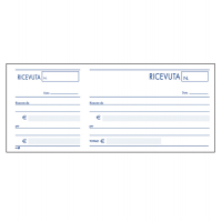 Blocco ricevute generiche - 10 x 22 cm - 100 fogli - conf. 5 pezzi - BM - 0100088 - 8008234000881 - DMwebShop