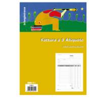 Blocco fatture 3 aliquote Iva - 33 fogli 3 copie autoricalcanti - 29,7 x 21 cm - Edipro - E5304A - 8023328530419 - DMwebShop