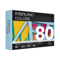 FabrianoColore - A4 - 80 gr - colori tenui celeste - conf. 500 fogli - Fabriano - 74721297 - 8001348133230 - DMwebShop