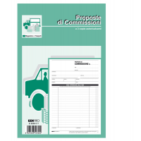 Blocco copia commissioni - 3 copie autoricalcanti - 23 x 15 cm - 33 fogli - Edipro - E5230CT - 8023328523022 - DMwebShop
